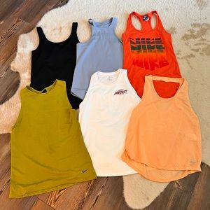Lot of Nike Workout Tanks
